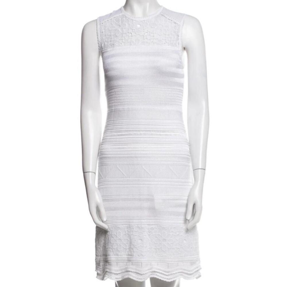 Roberto Cavalli White Lace Dress